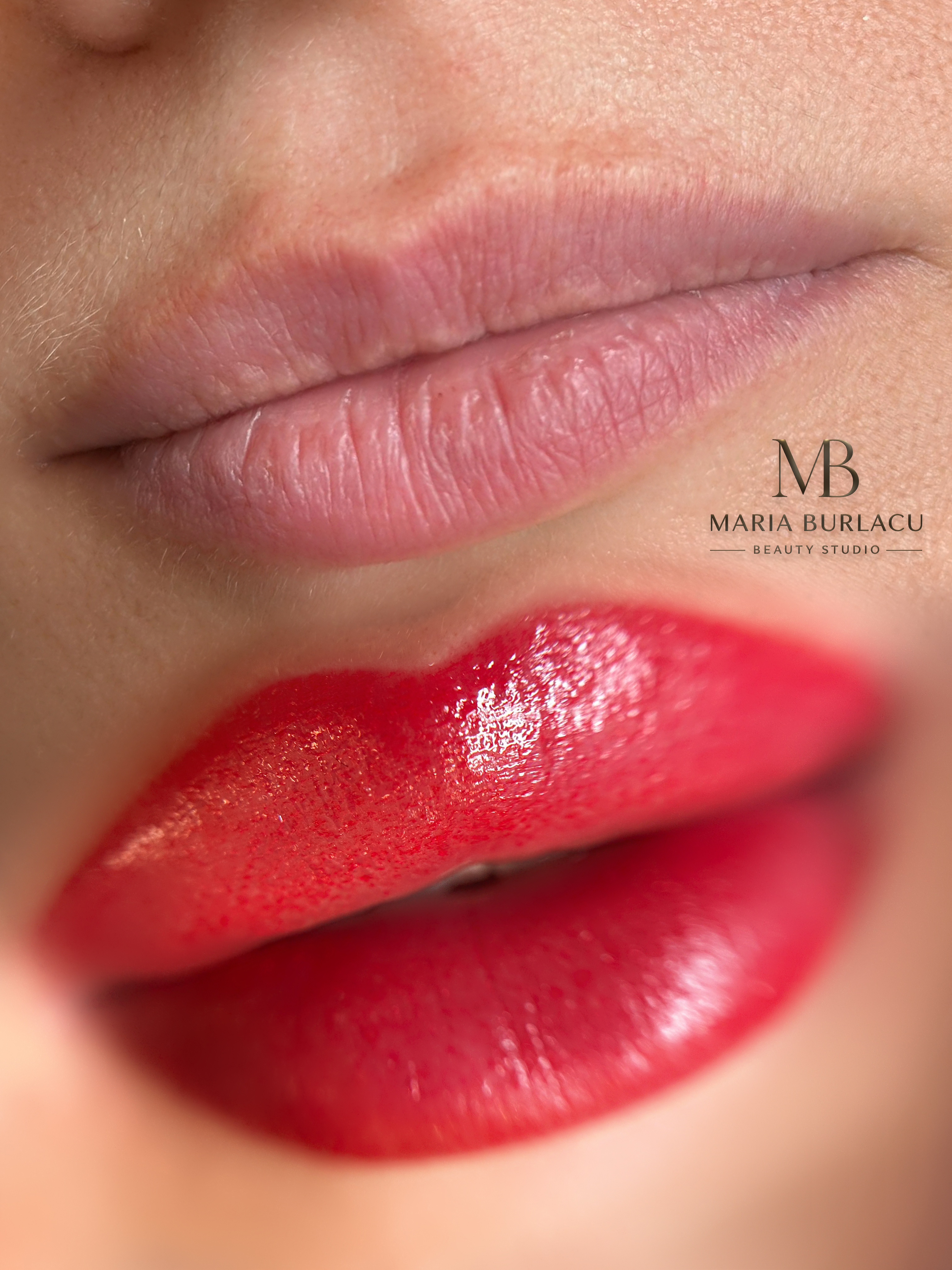 Lip micropigmentation result