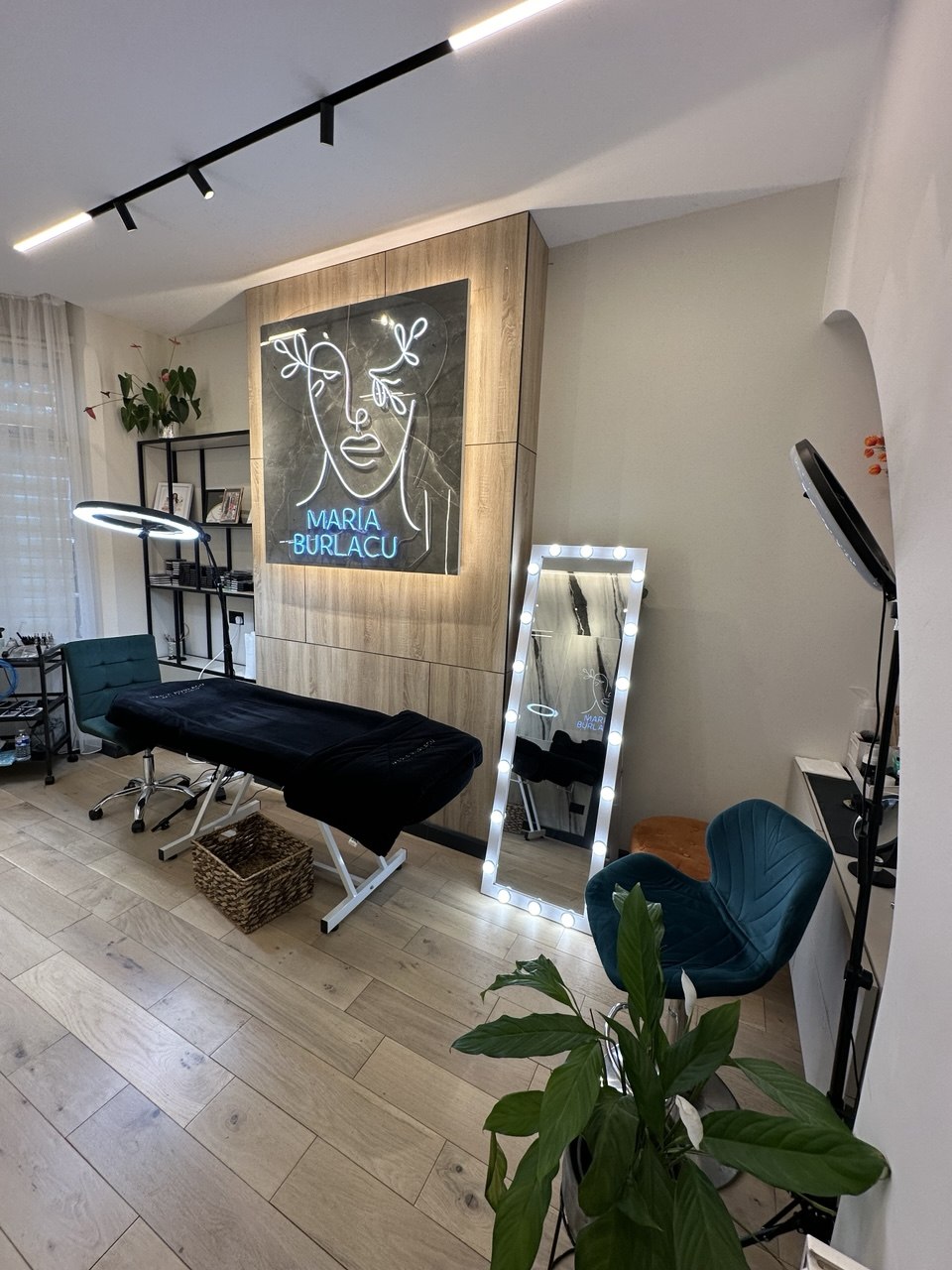 Inside Maria Burlacu Beauty salon
